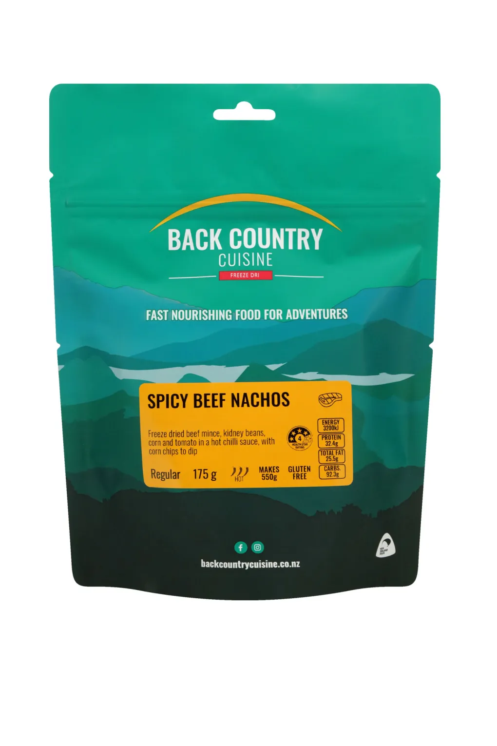 Back Country Cuisine Spicy Beef Nachos —175 g