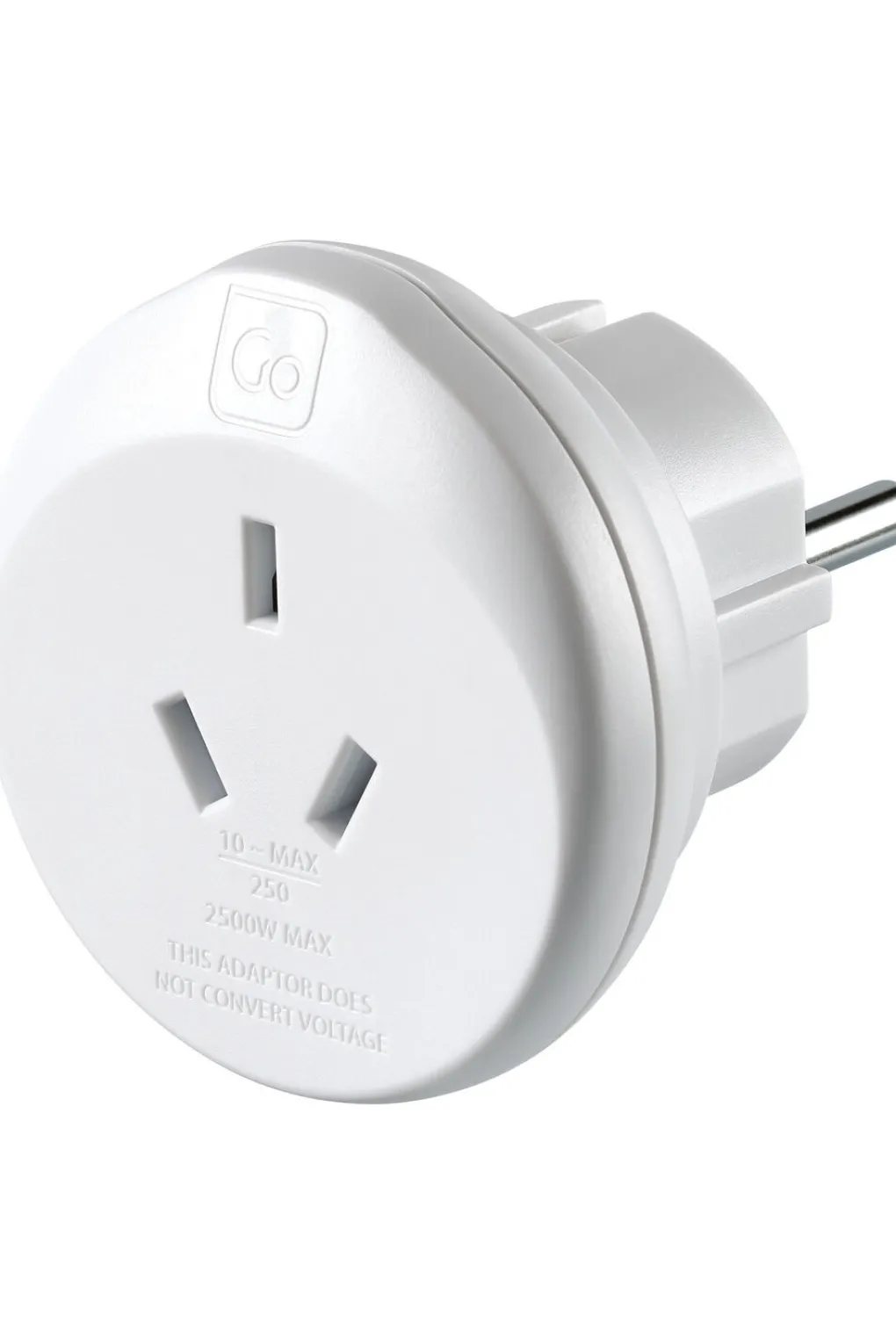 Go Travel AUS and NZ to EU Adaptor