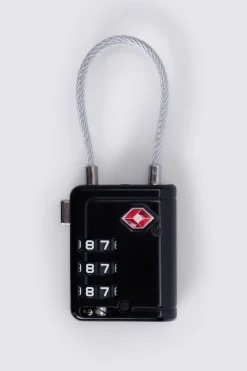 Macpac 3-dial Metal TSA 8 Cable Travel Padlock
