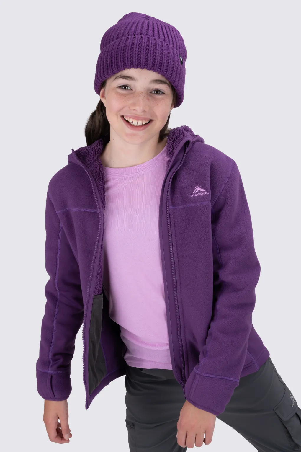 Macpac Kids' Mini Mountain Fleece Hoodie
