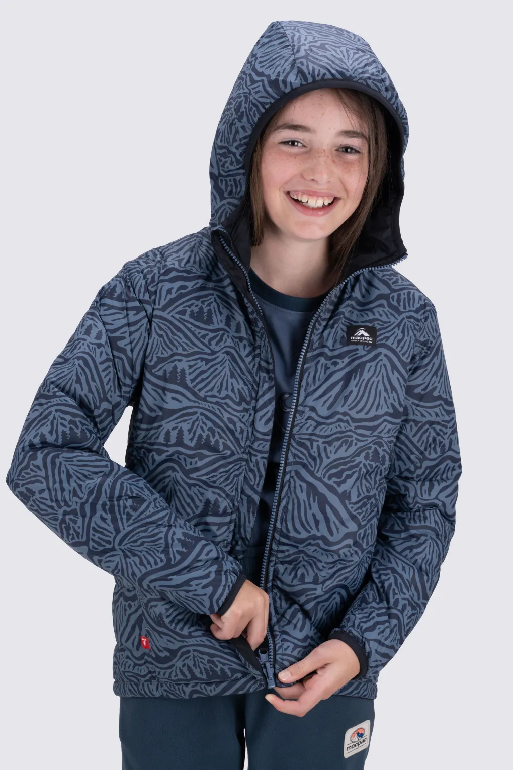 Macpac Kids' Pulsar Alpha Hooded Insulated Jacket
