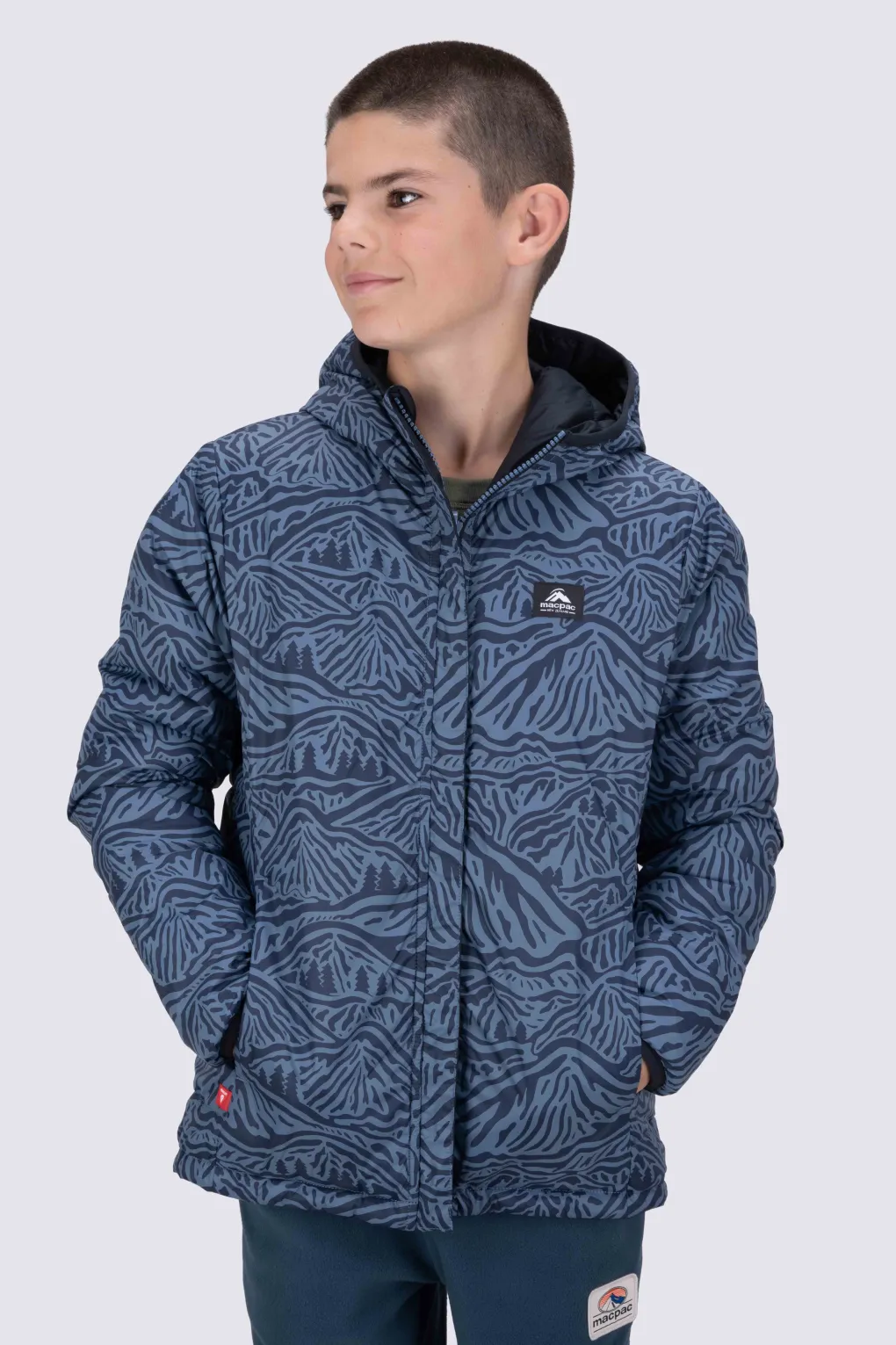 Macpac Kids' Pulsar Alpha Hooded Insulated Jacket