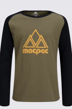 Macpac Kids' Vintage Fairtrade Organic Cotton Long Sleeve T-Shirt