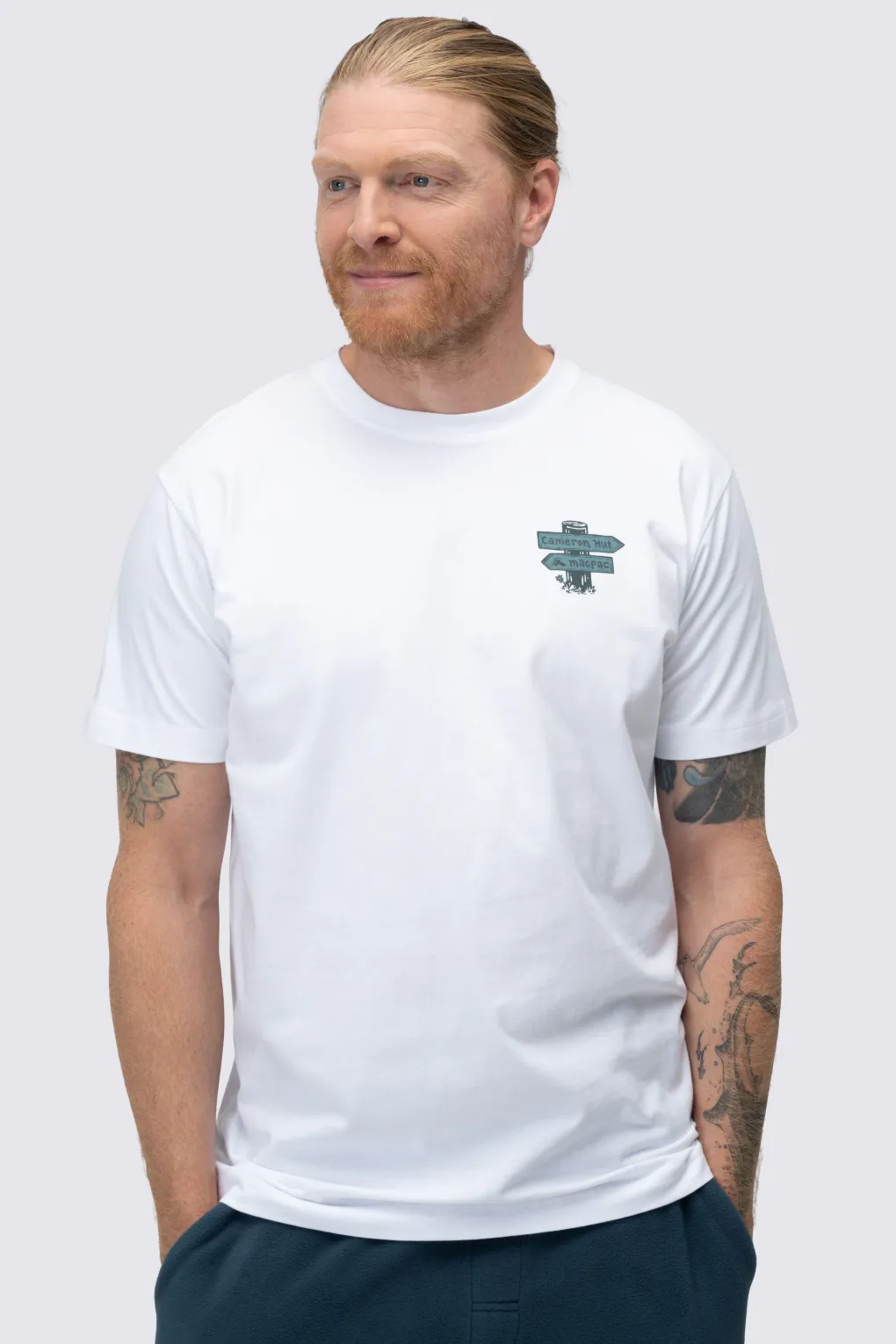 Macpac Men's Cameron Hut Fairtrade Organic Cotton Short Sleeve T-Shirt