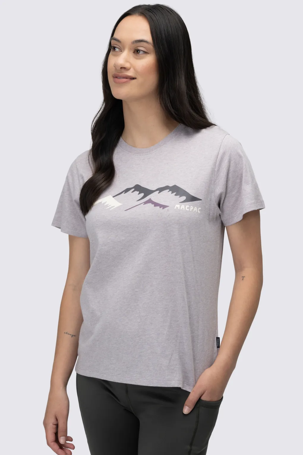 Macpac Women's McIntyre Mountains Fairtrade Organic Cotton Short Sleeve T-Shirt