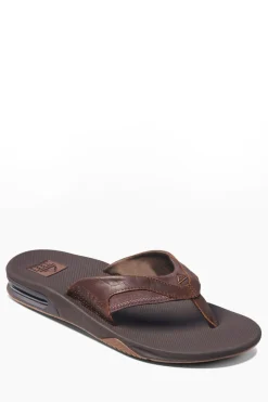 REEF® Fanning Leather Men's Thongs