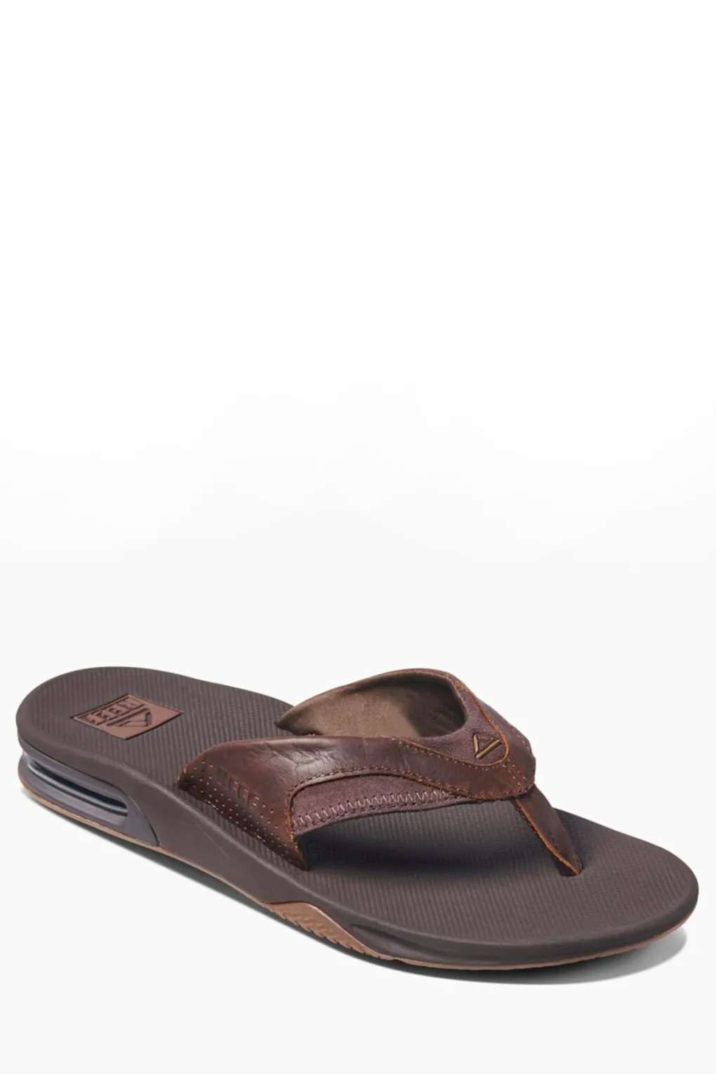 REEF® Fanning Leather Men's Thongs